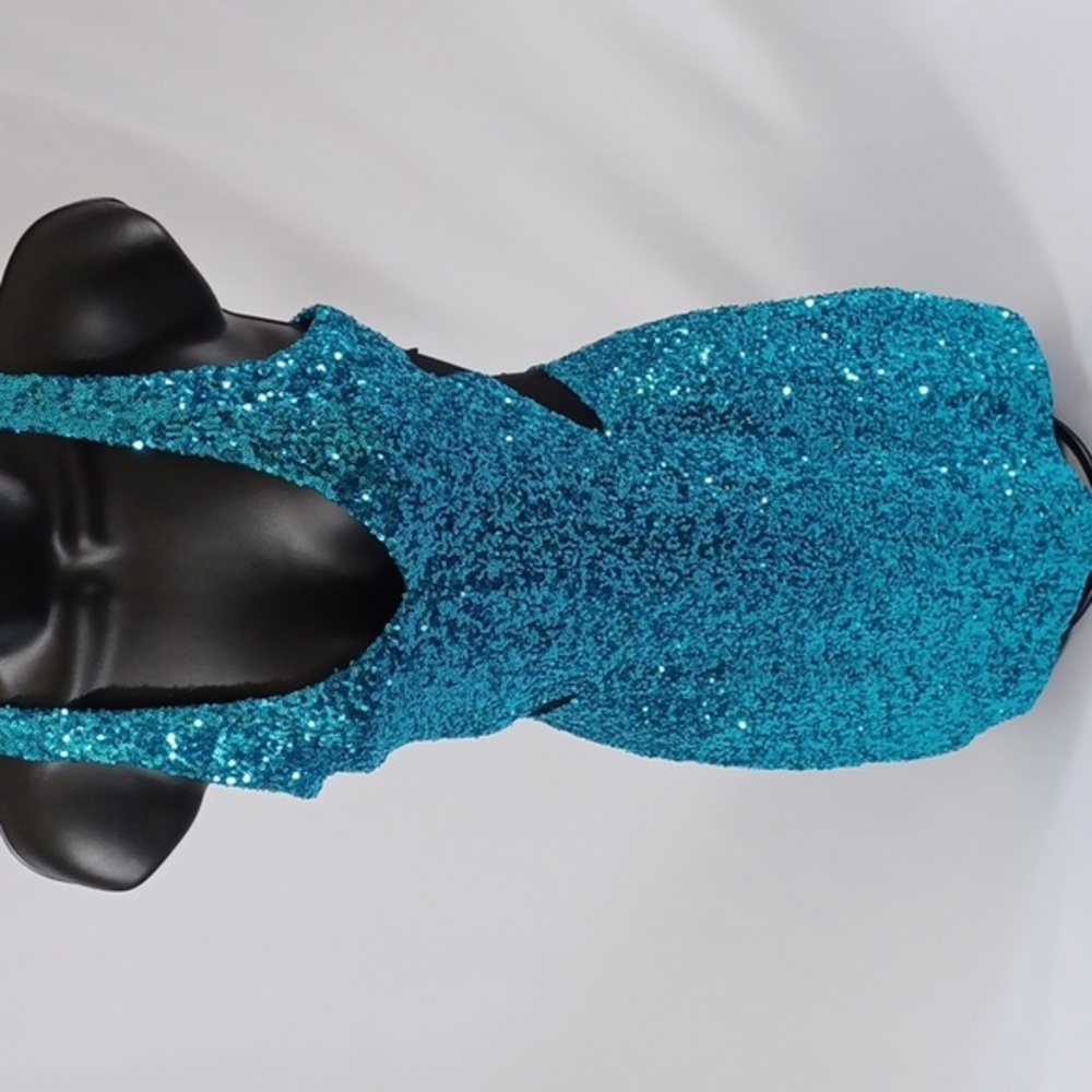 Dramatic Sequin Mini Dress